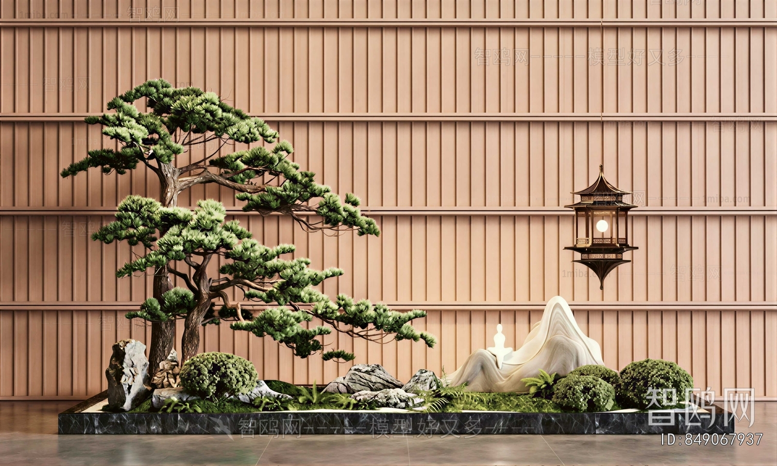 New Chinese Style Plant Landscaping