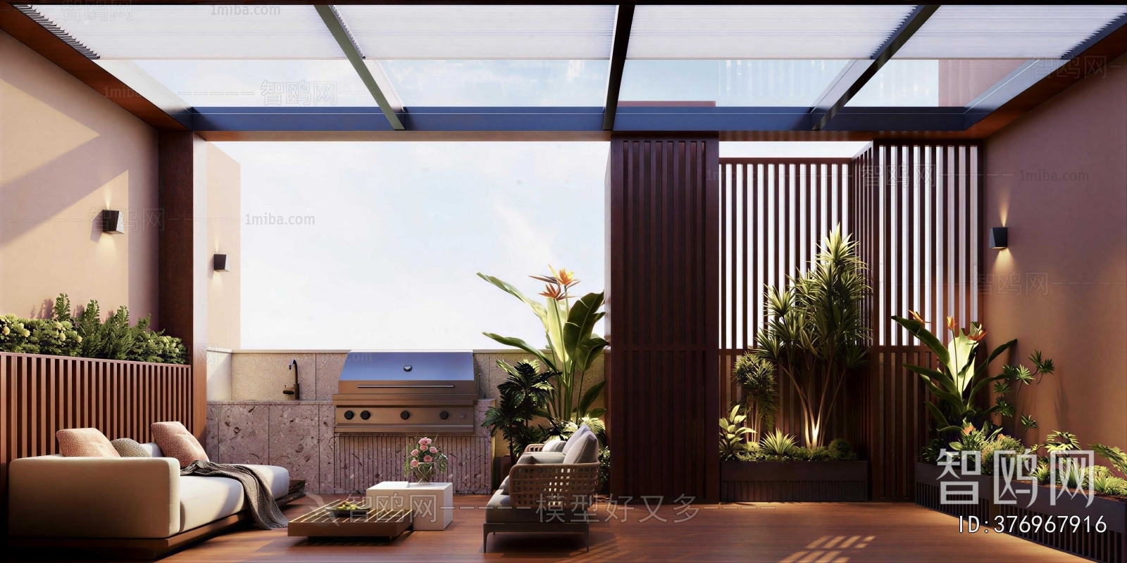 Modern Glass Sun Room