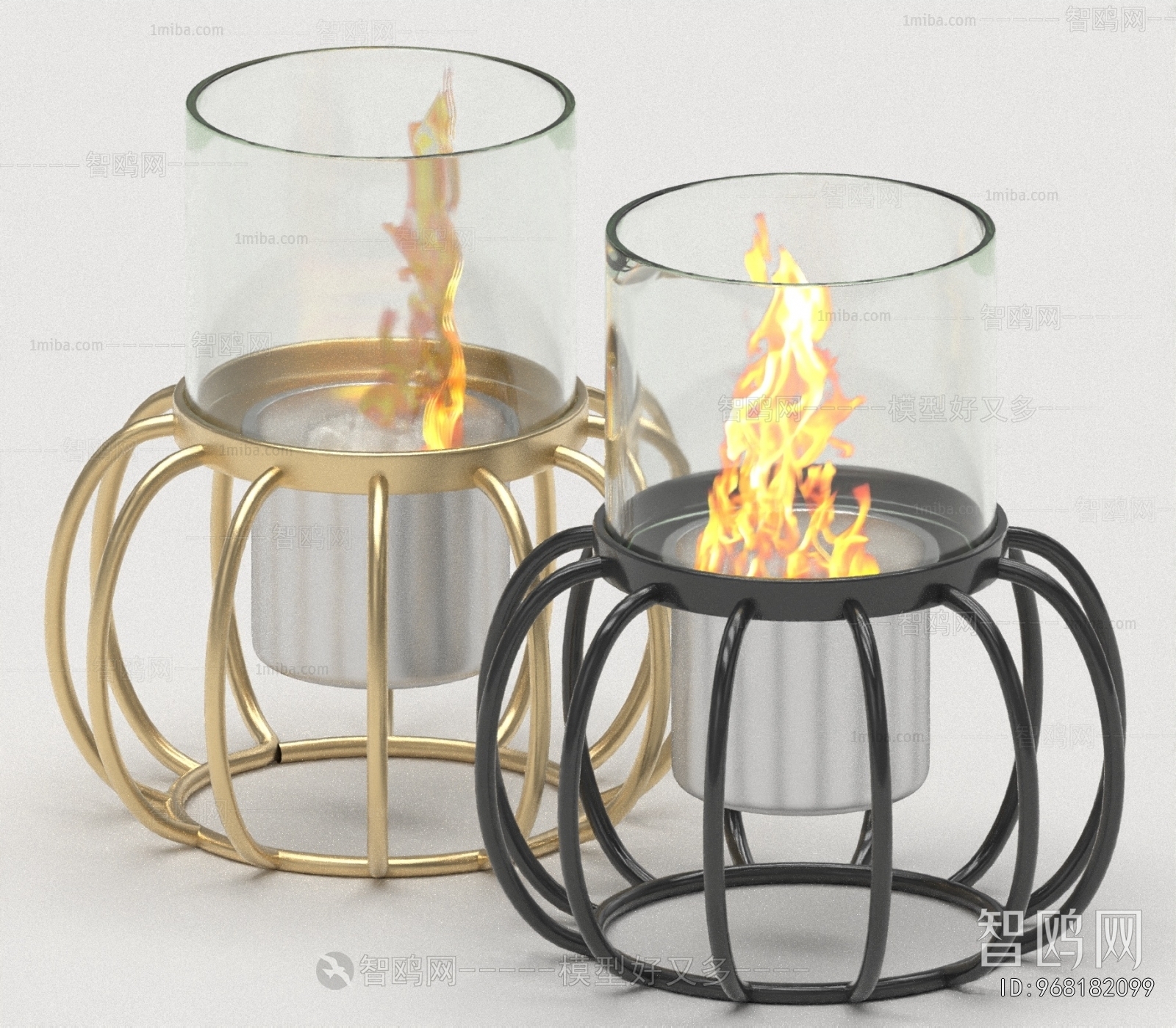 Modern Electronic Fireplace