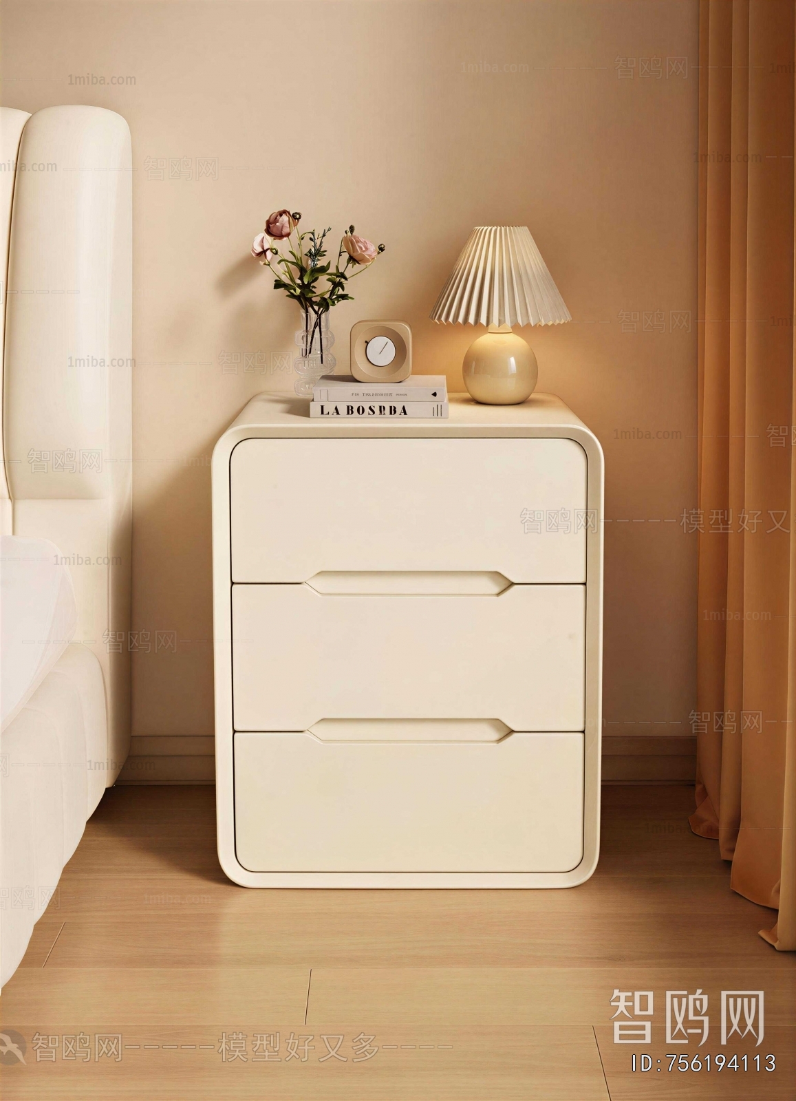 Modern Bedside Cupboard