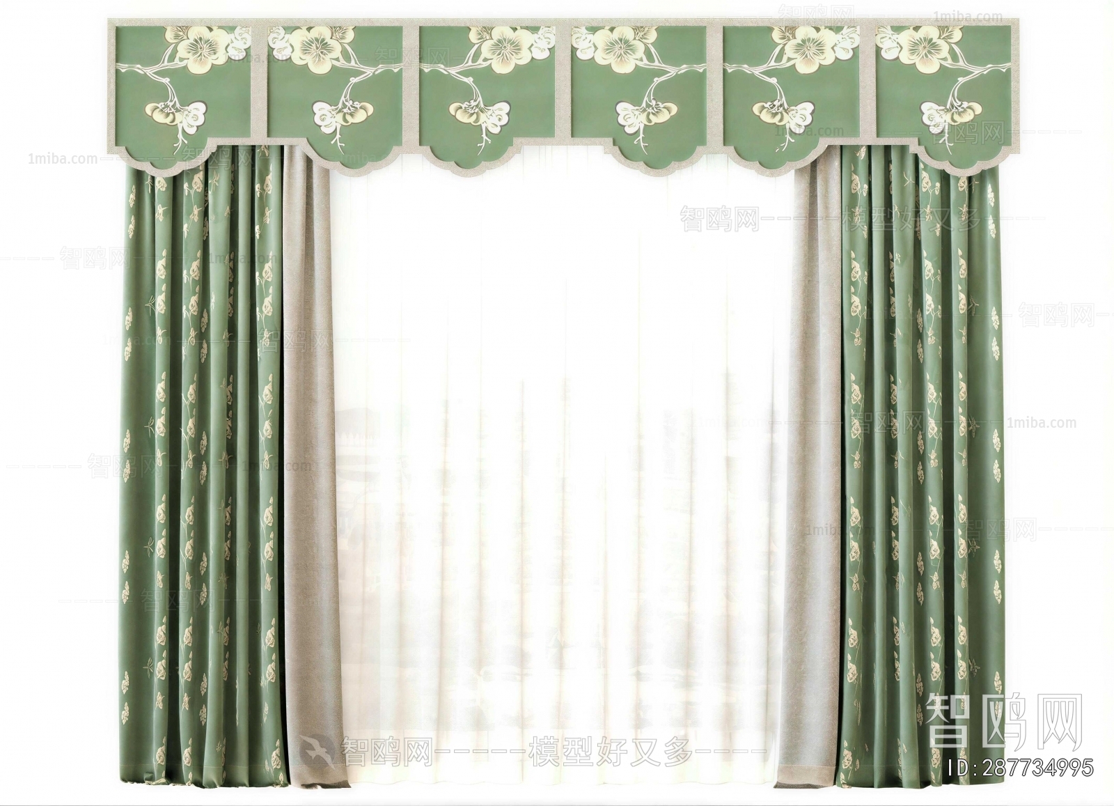 New Chinese Style The Curtain