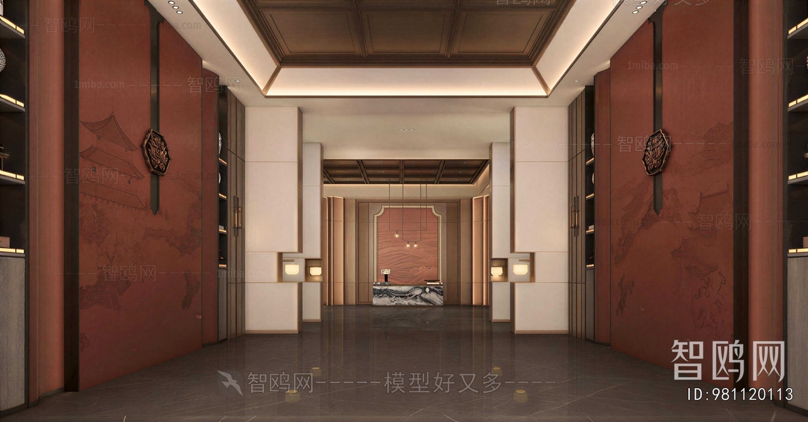 New Chinese Style Lobby Hall