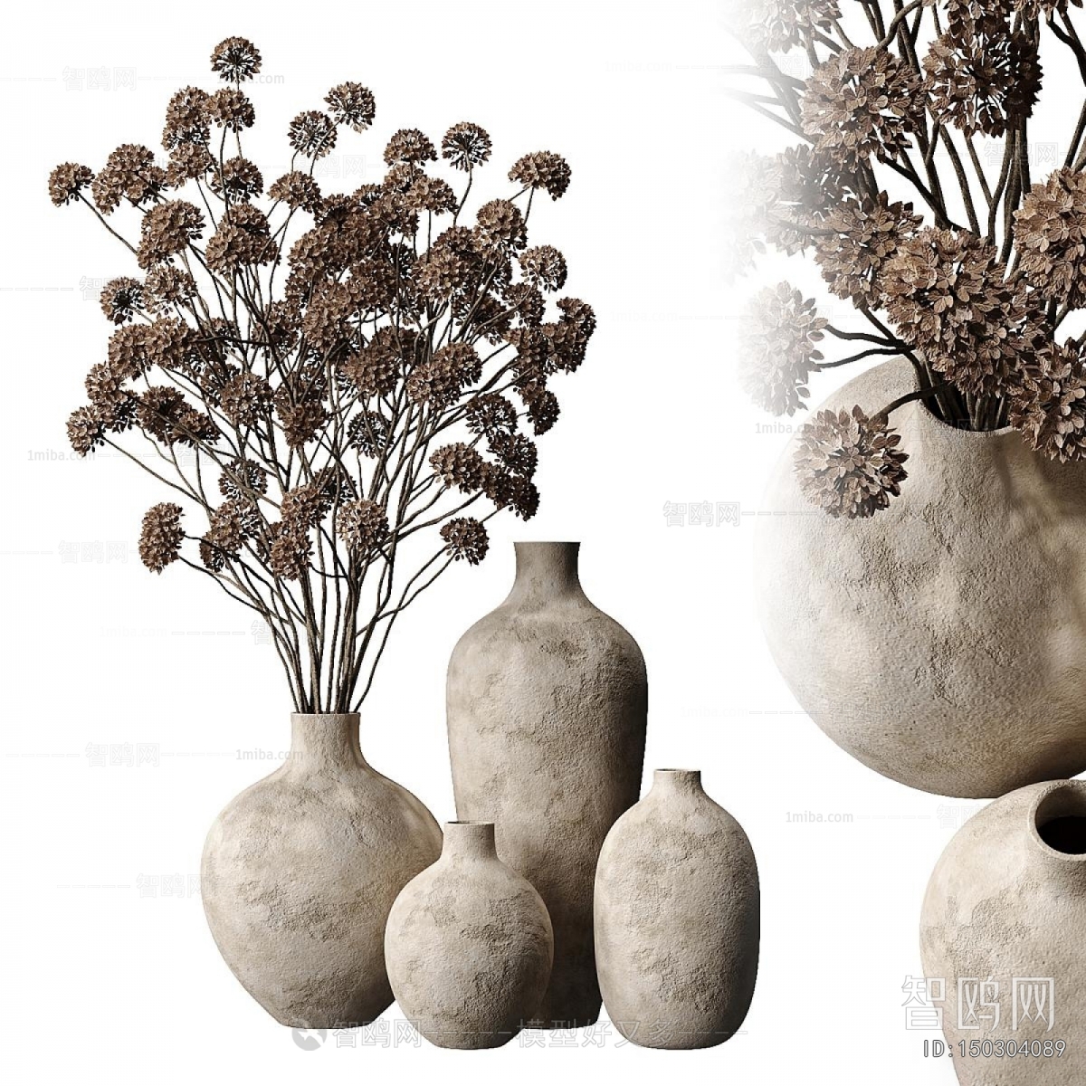 Wabi-sabi Style Flower Arrangement