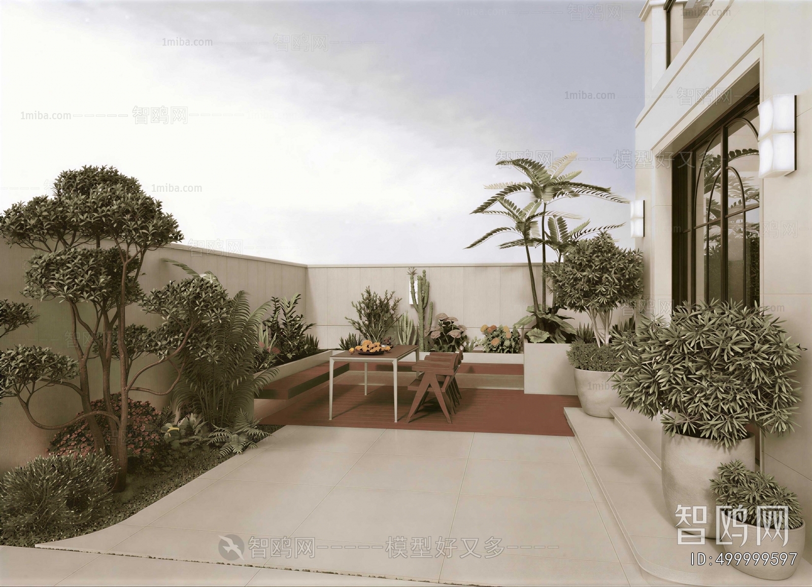 Modern Courtyard/landscape