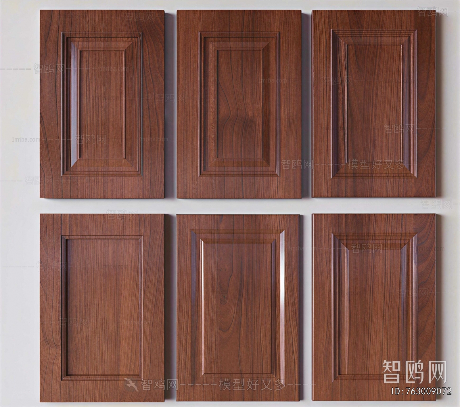 New Chinese Style Solid Wood Door