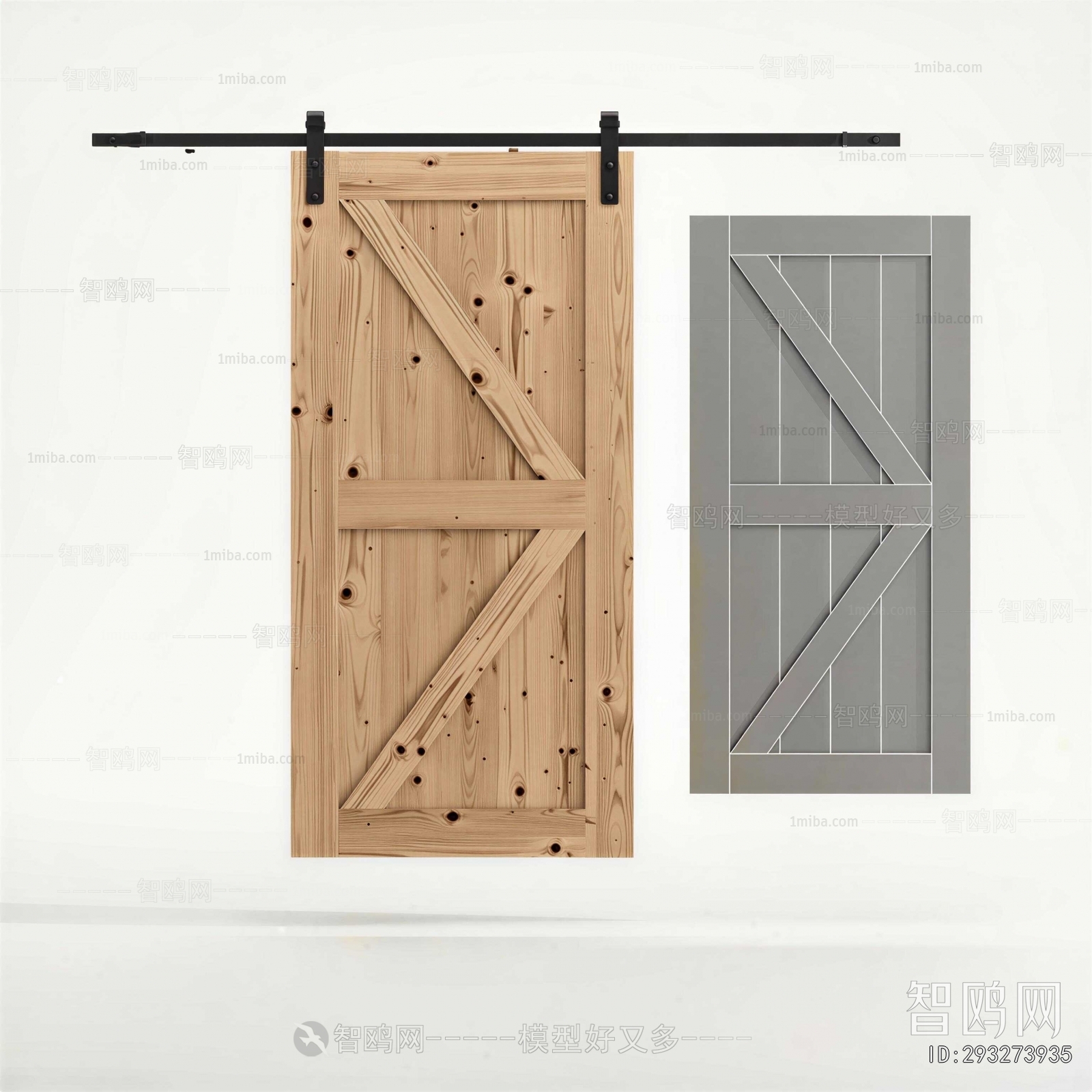 Industrial Style Sliding Door