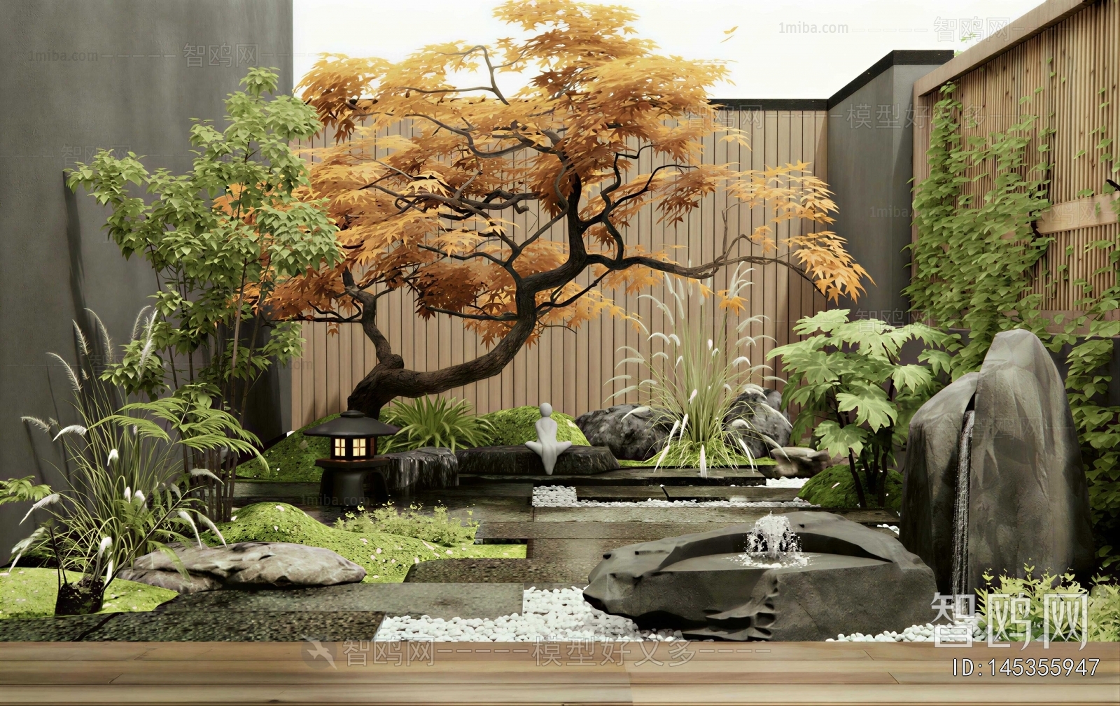 Japanese Style Courtyard/landscape