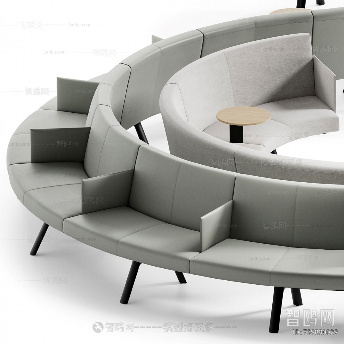 Modern Curved Sofa