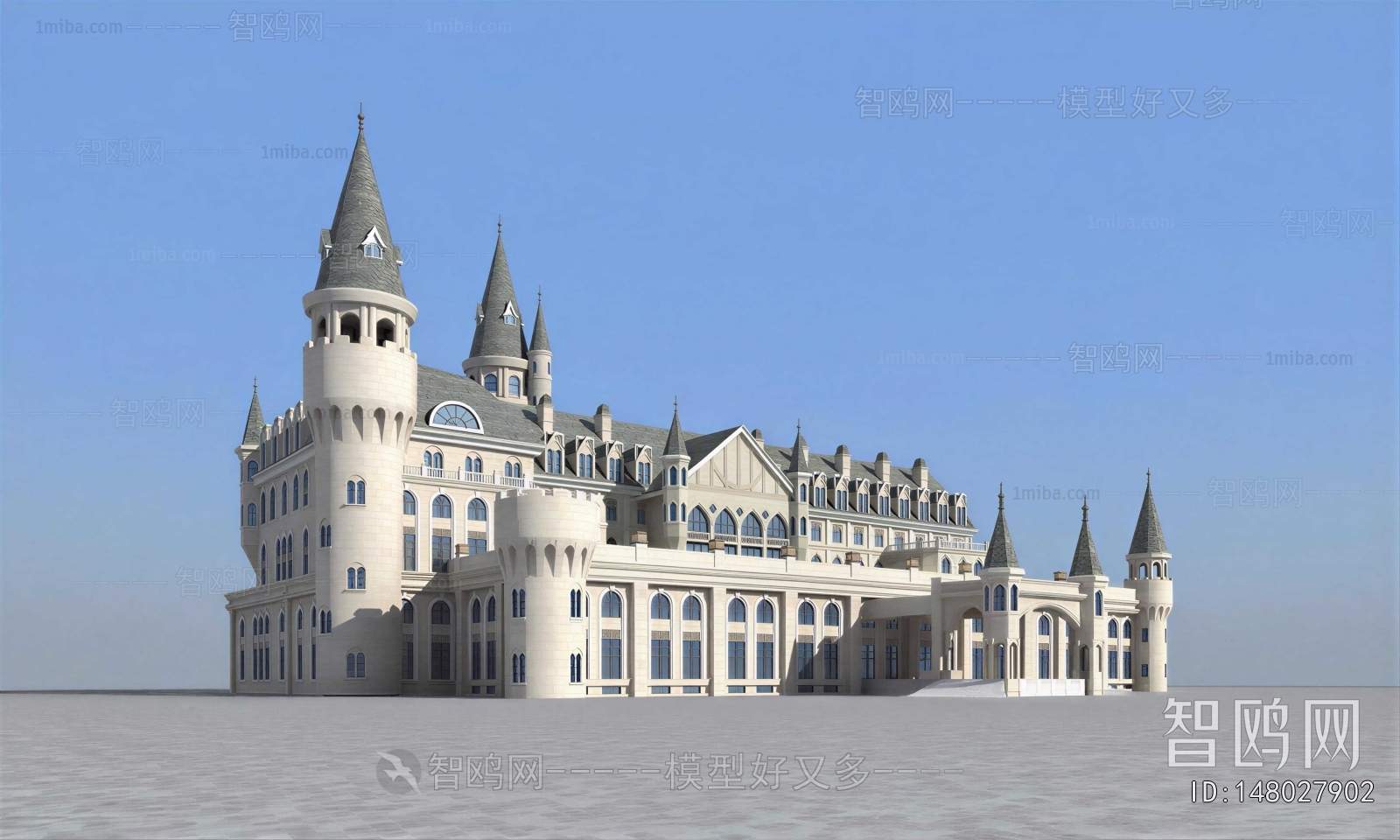 European Style Appearance Of Commercial Building