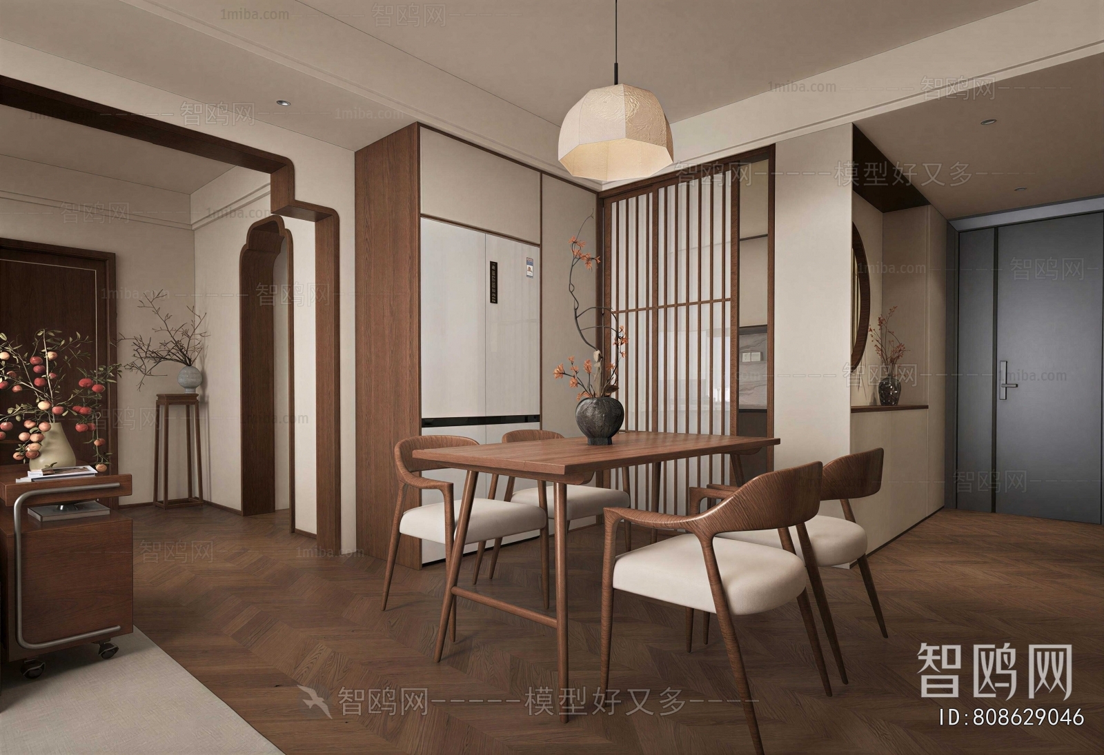 New Chinese Style Dining Room