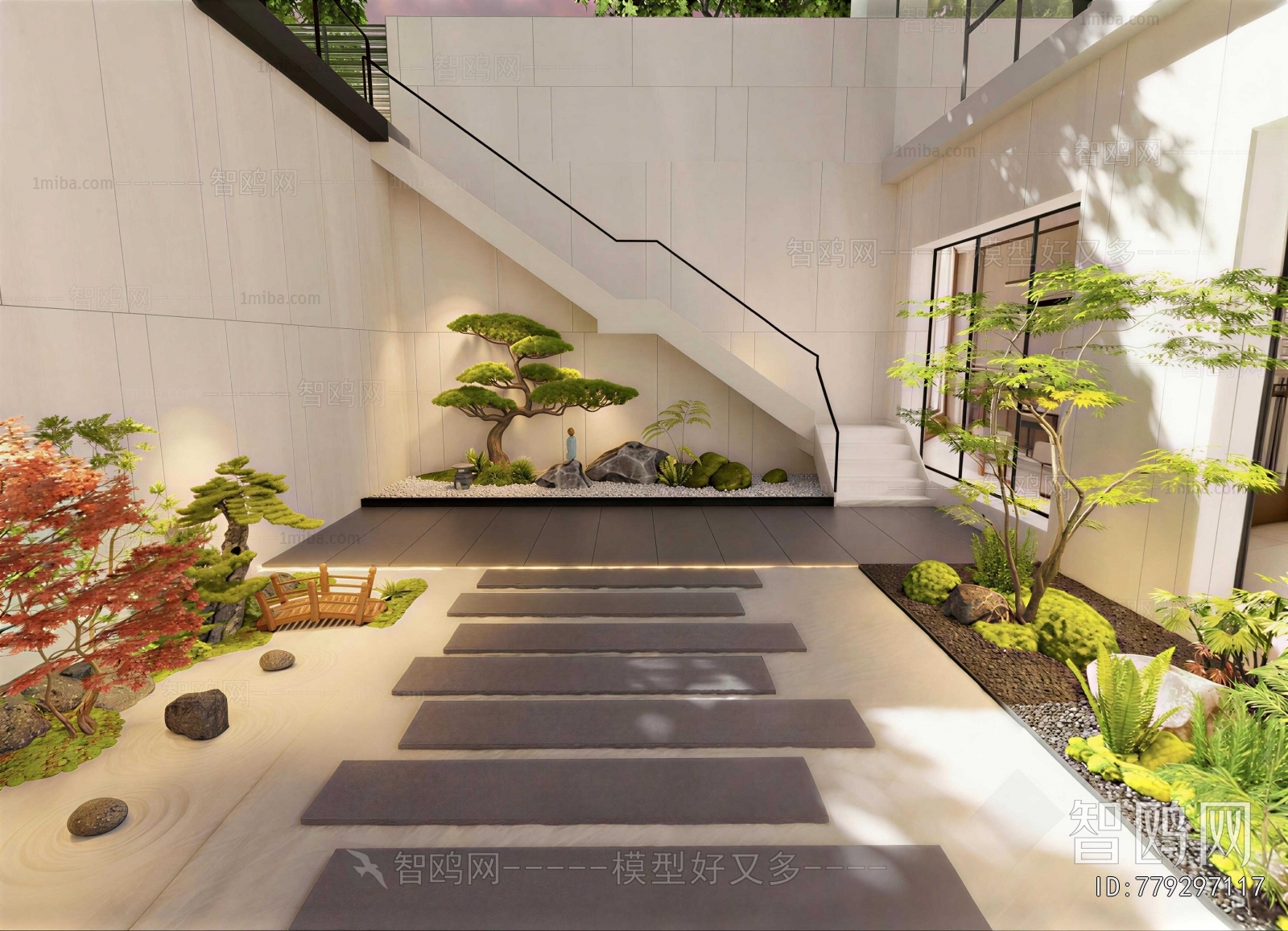 Modern Courtyard/landscape