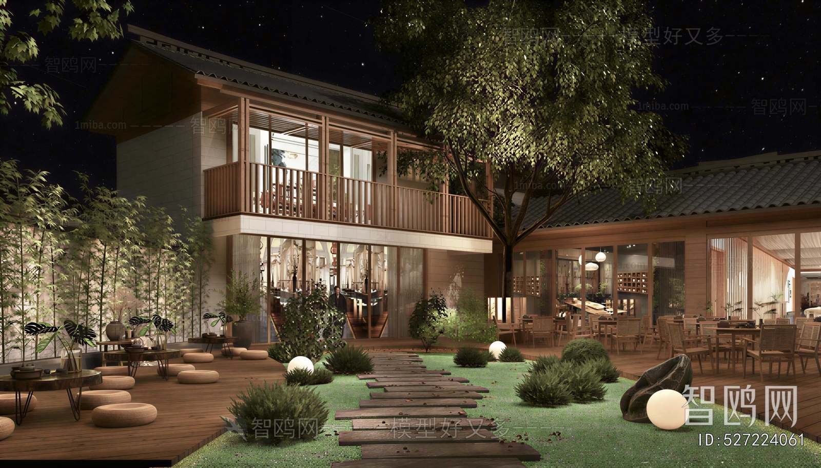New Chinese Style Courtyard/landscape