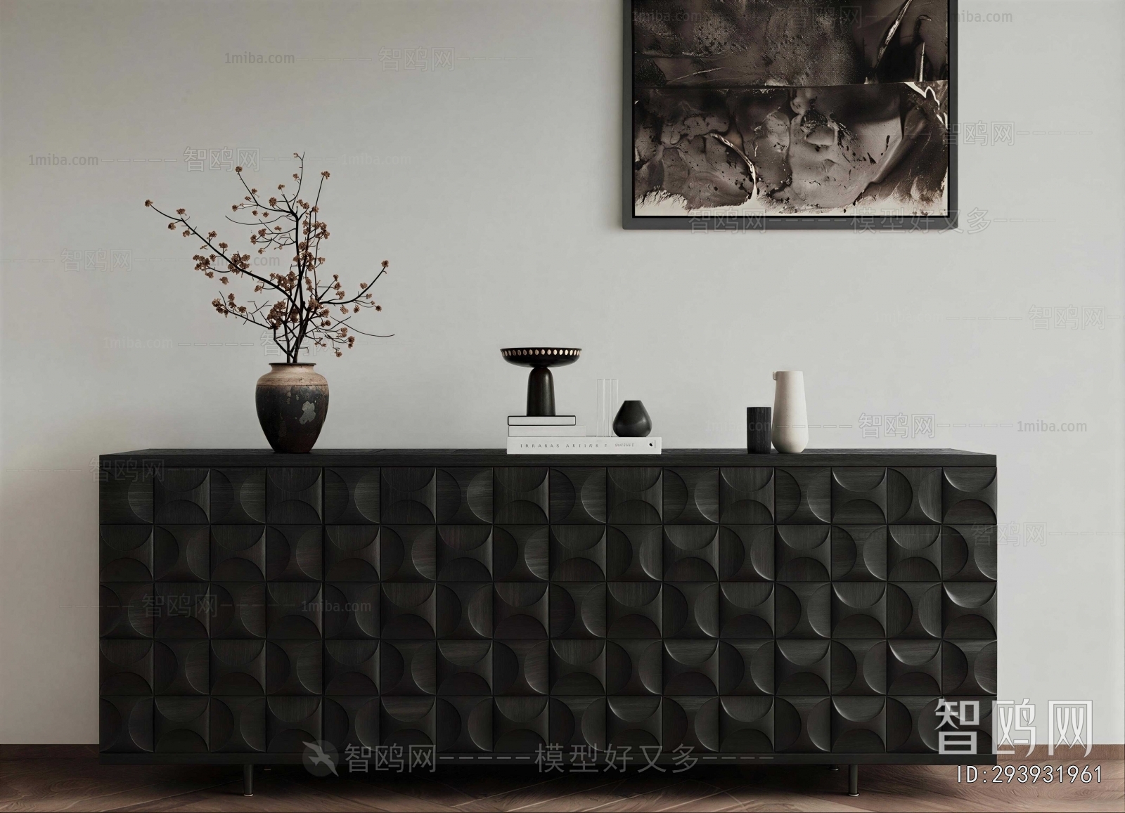 Wabi-sabi Style Entrance Cabinet