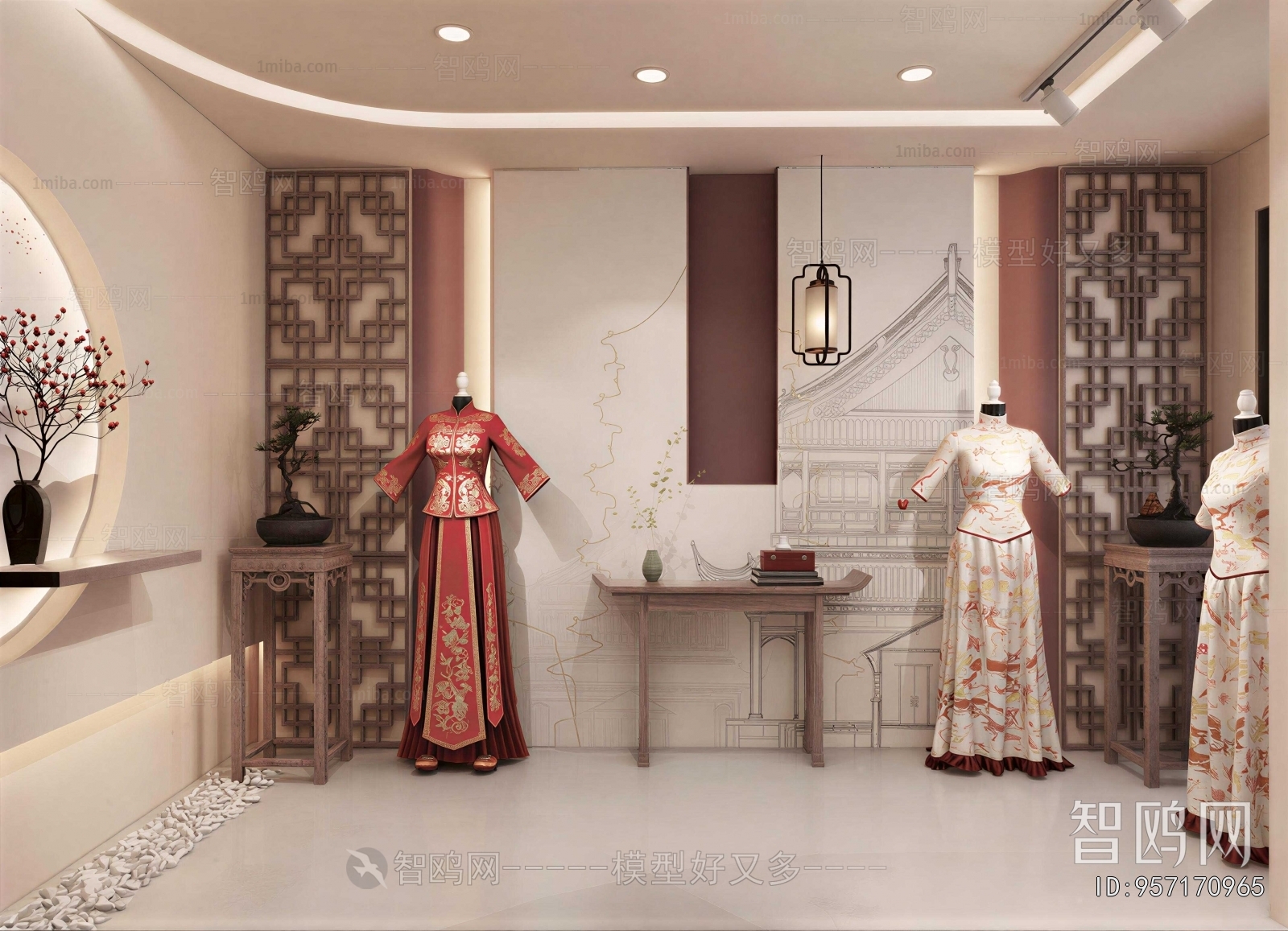 New Chinese Style Exhibition Hall