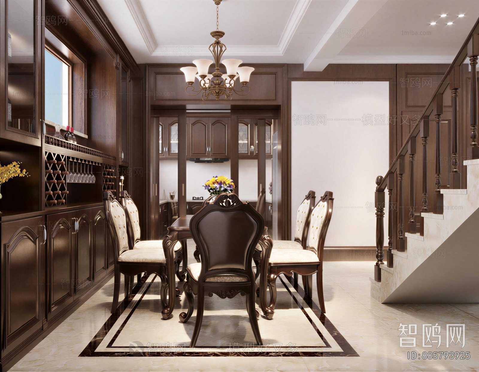 European Style Dining Room