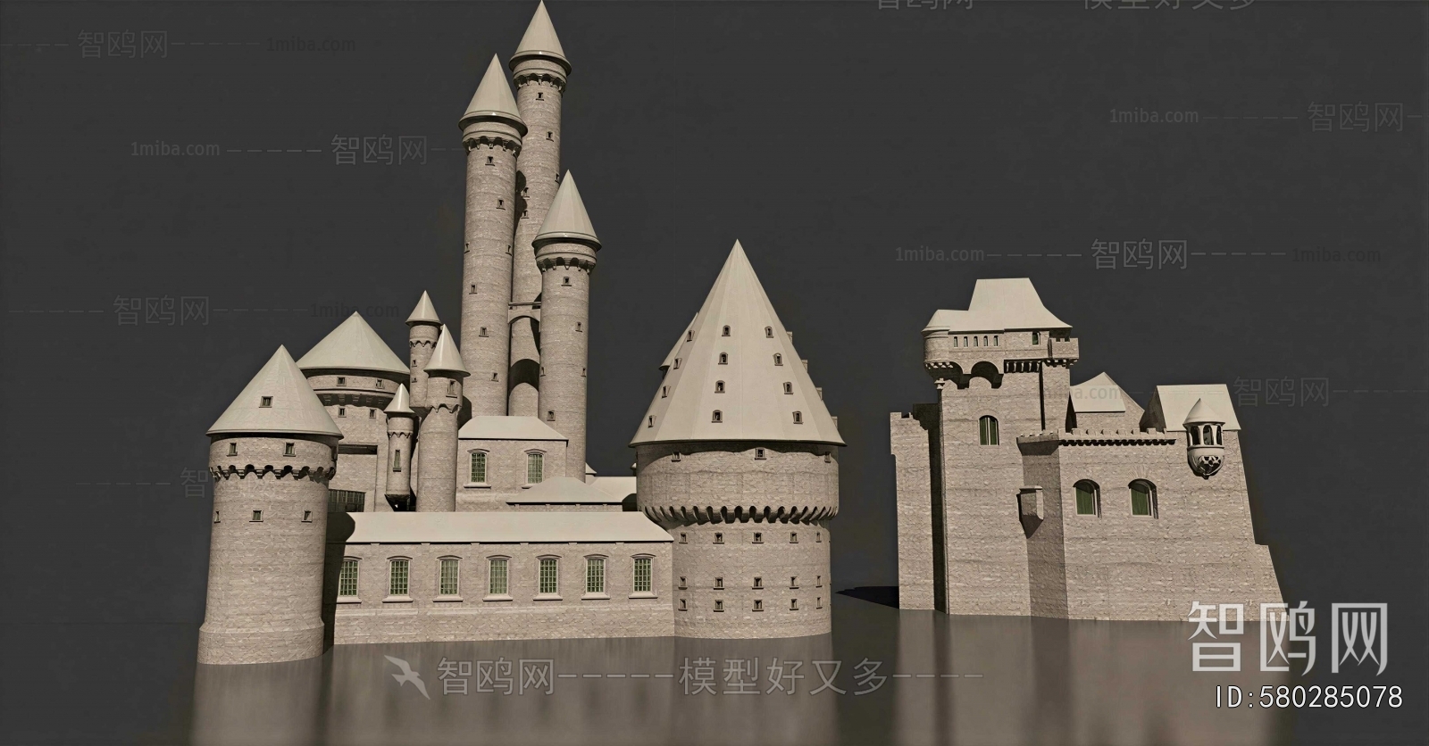 European Style Cartoon House