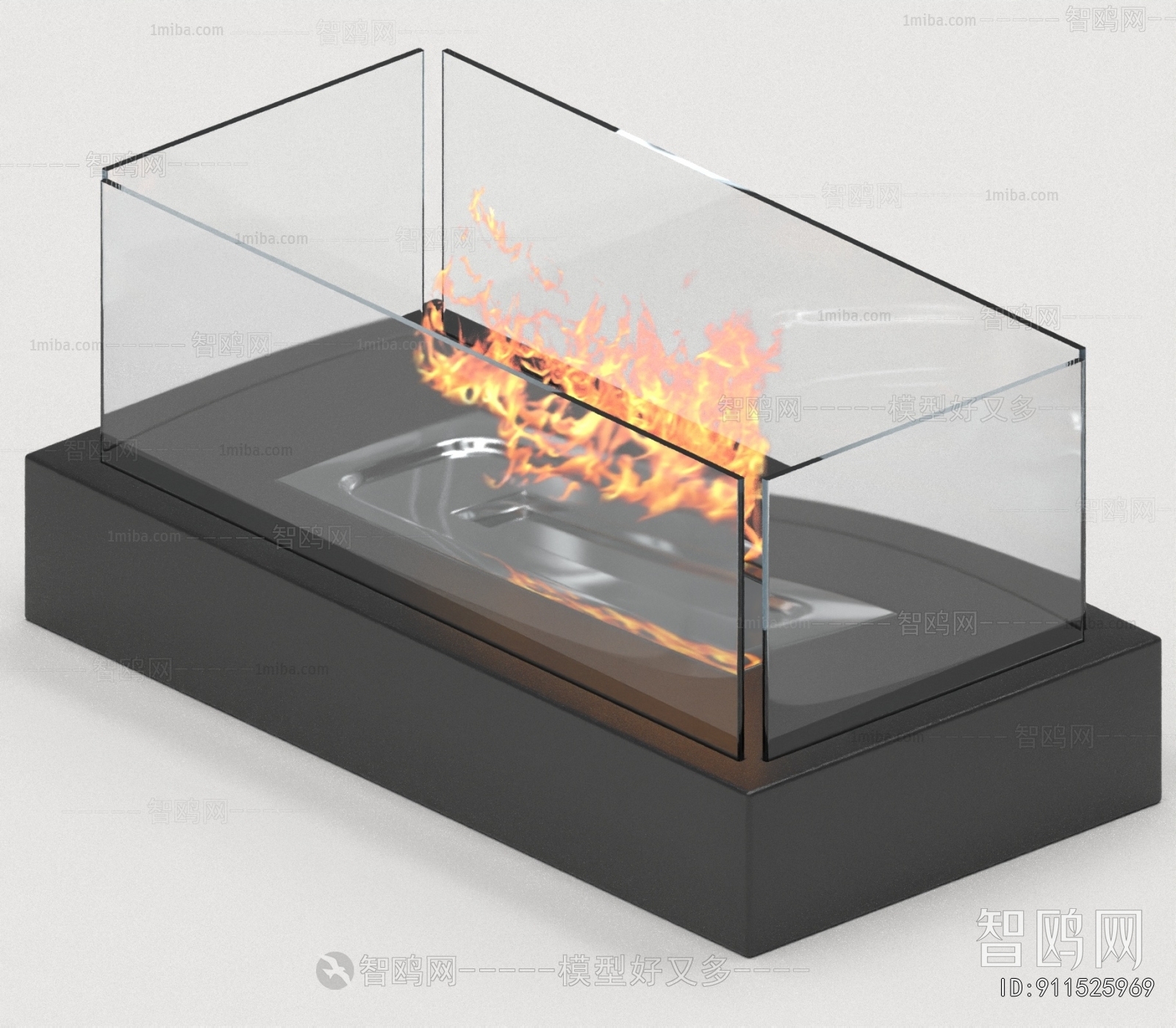 Modern Electronic Fireplace