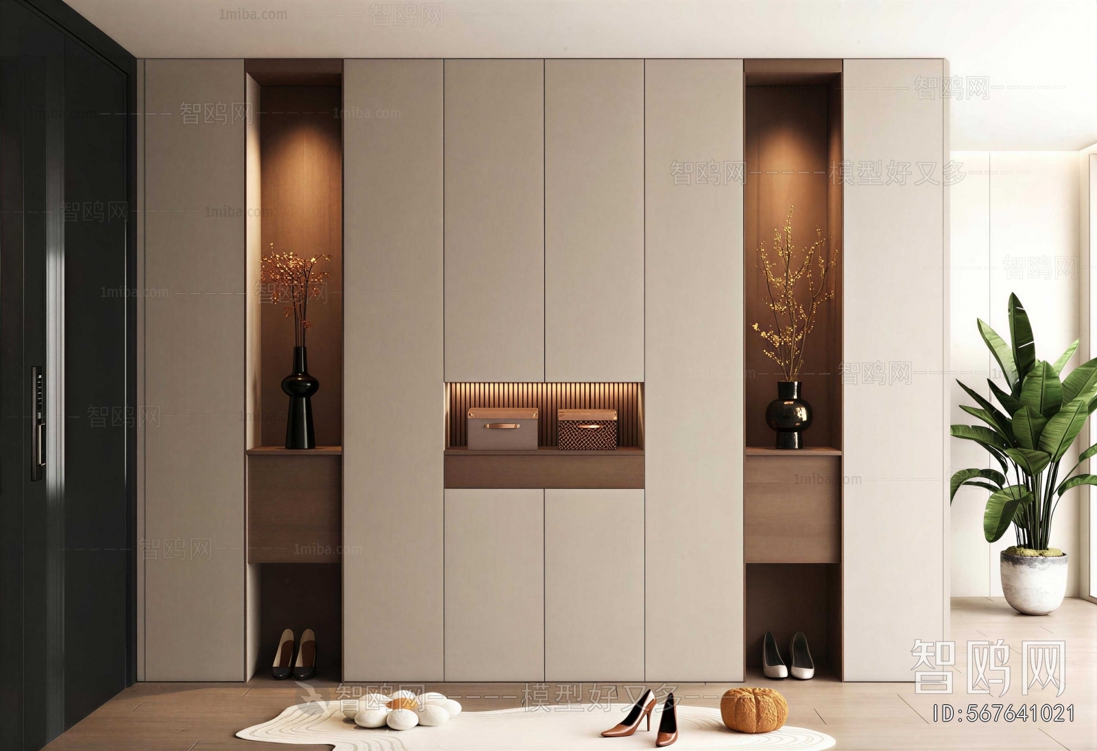 Modern Shoe Cabinet