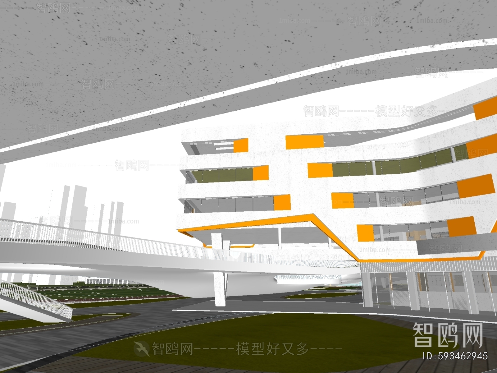 Modern School Building