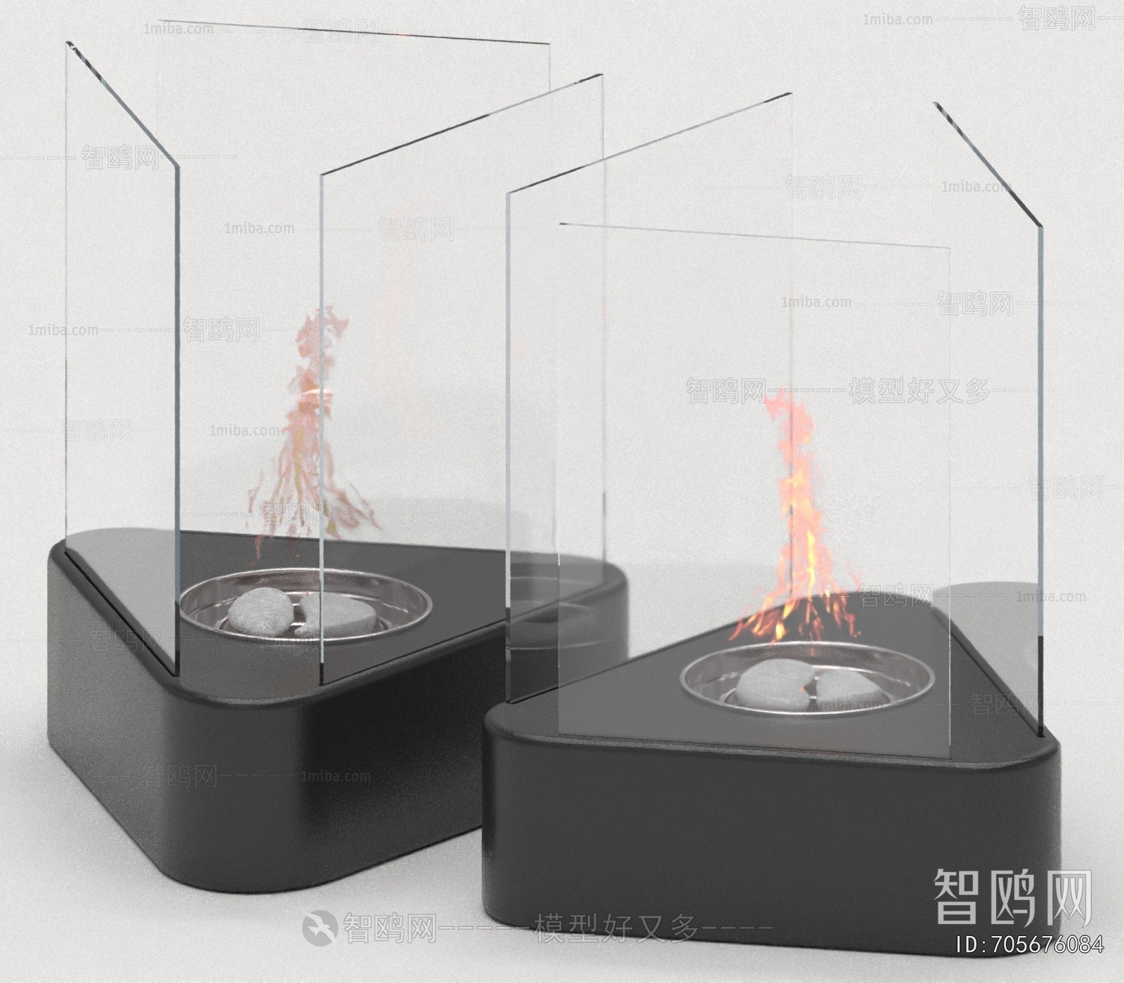 Modern Electronic Fireplace