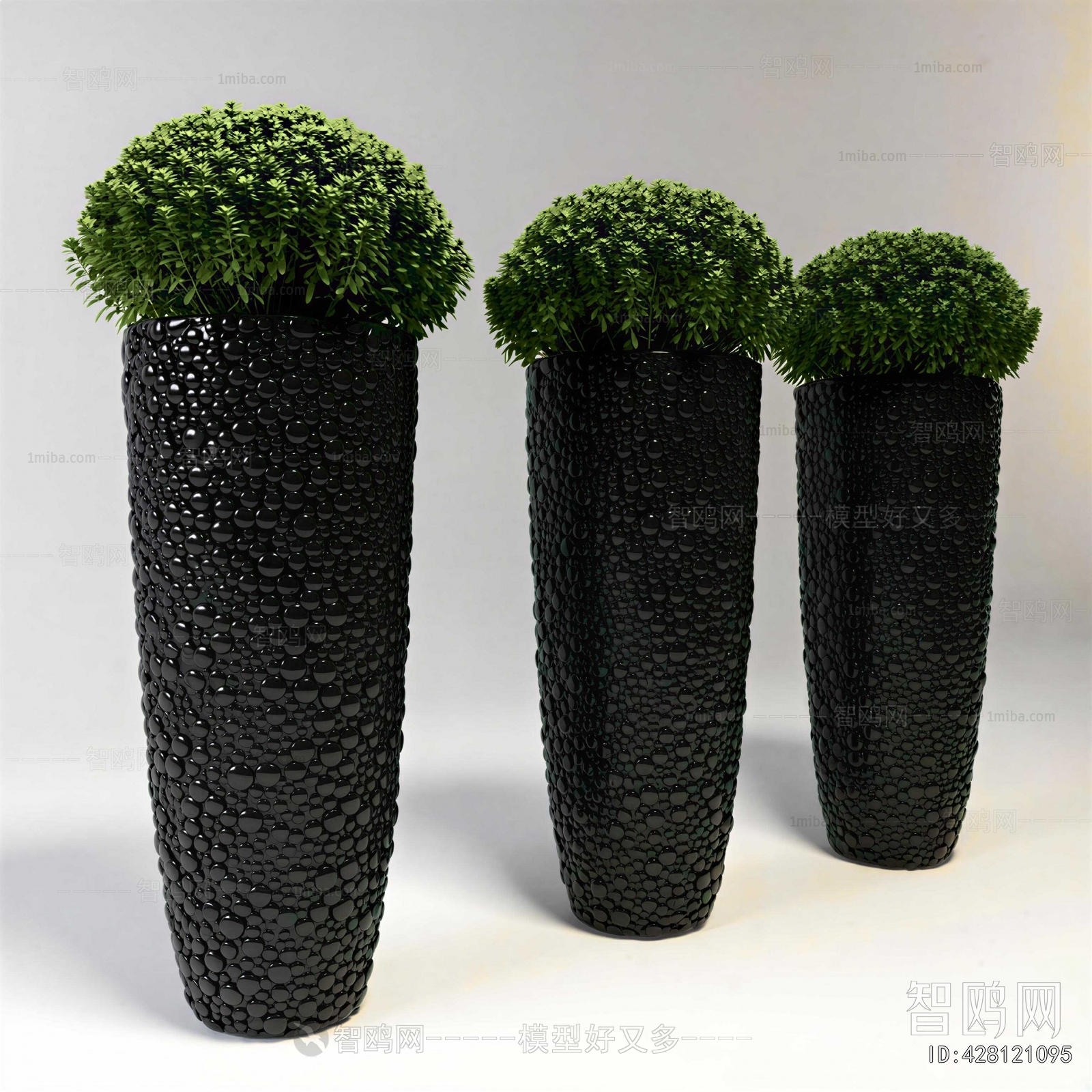 Modern Ground Green Plant Potted Plants