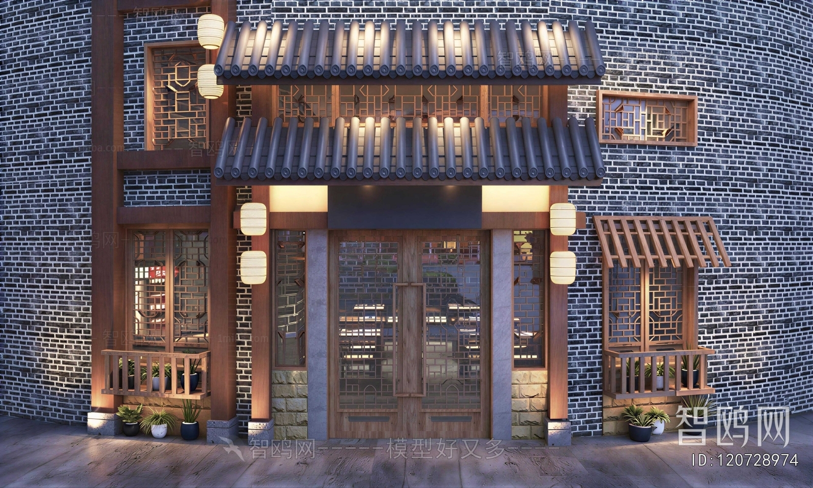 Chinese Style Facade Element