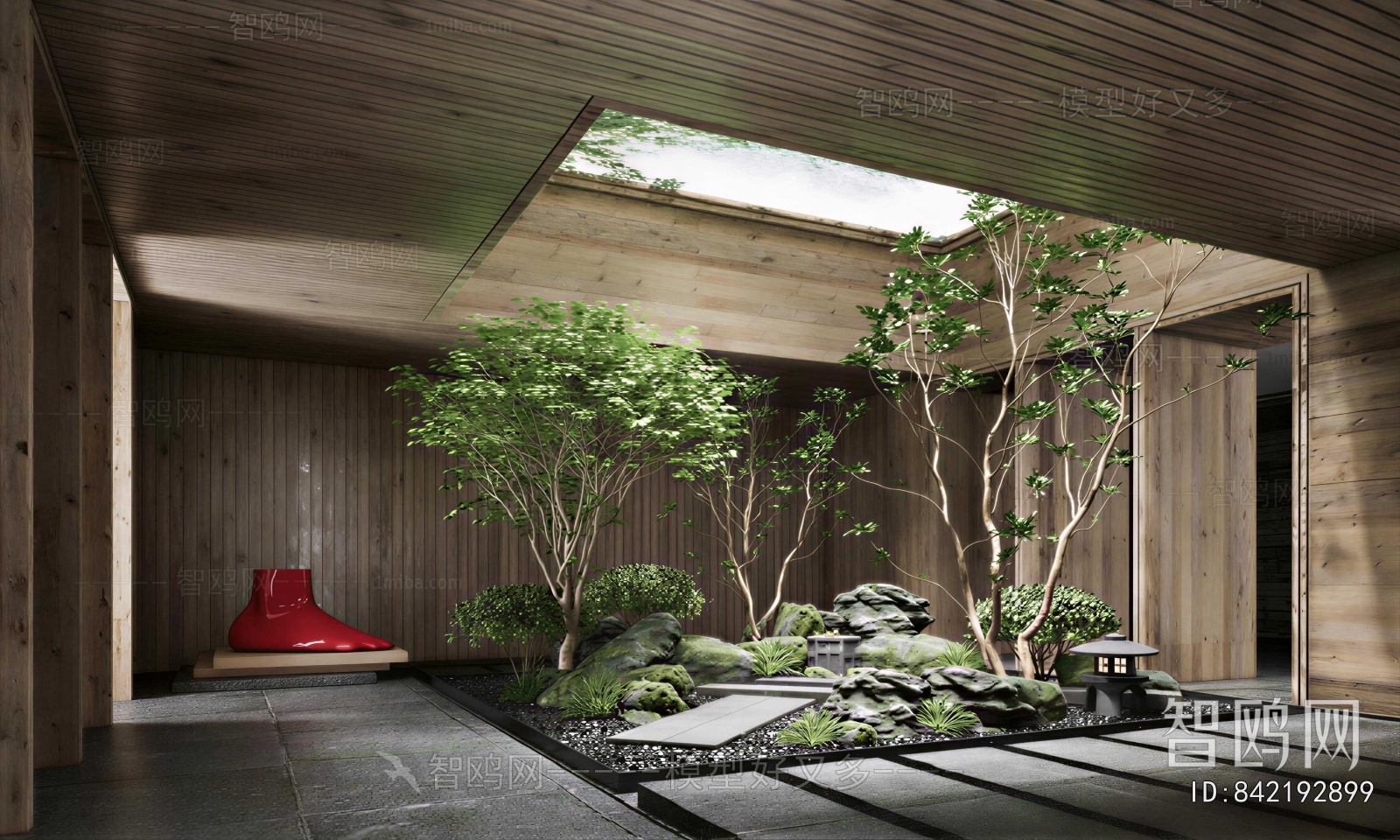 New Chinese Style Courtyard/landscape