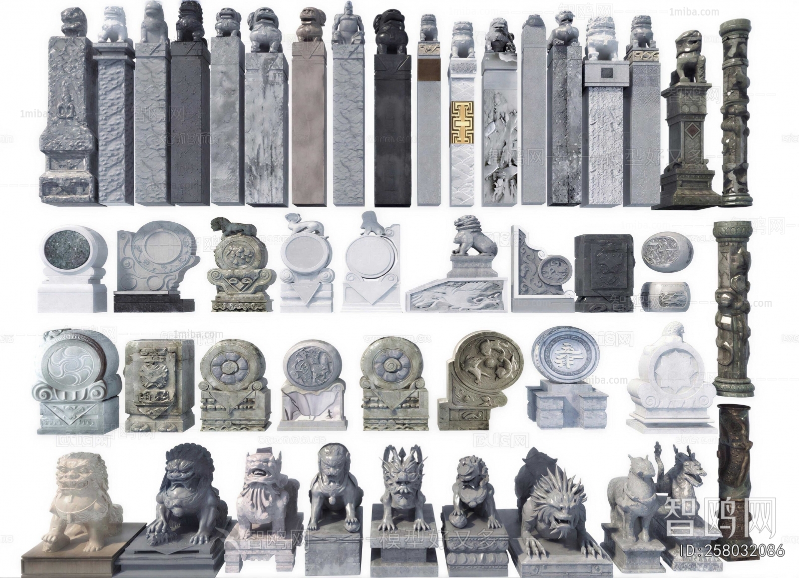 Chinese Style Column