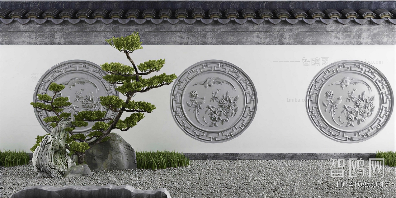 New Chinese Style Landscape Wall