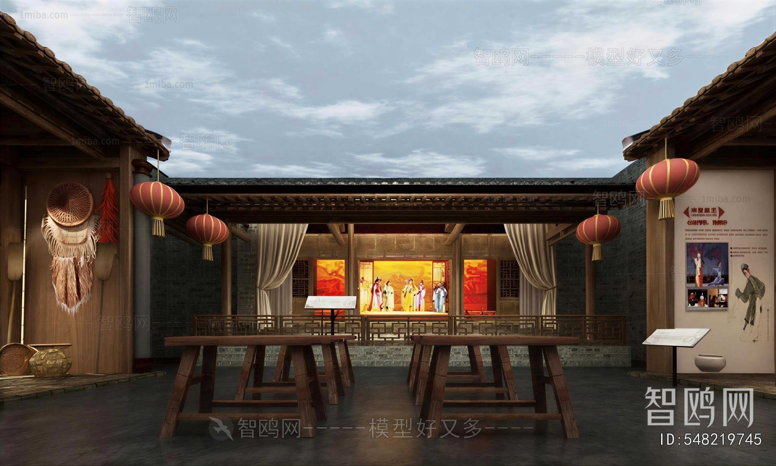 Chinese Style Ancient Architectural Buildings