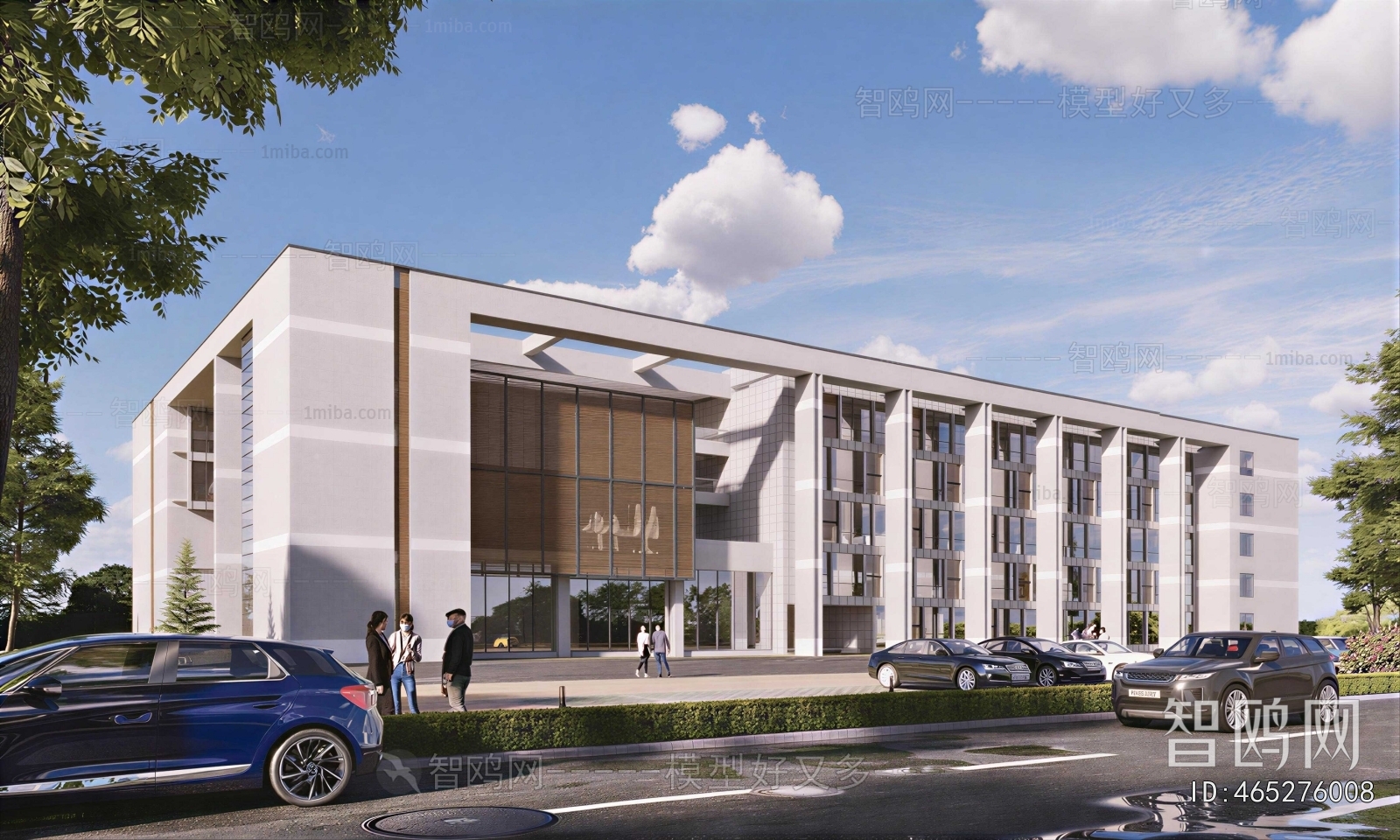 Modern Appearance Of Commercial Building
