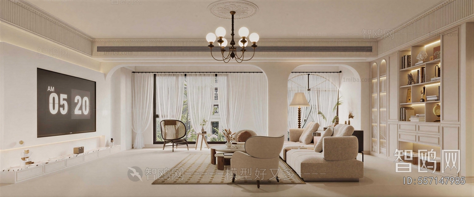 French Style A Living Room