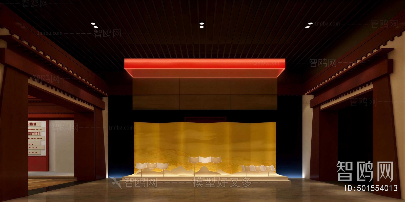 New Chinese Style Exhibition Hall