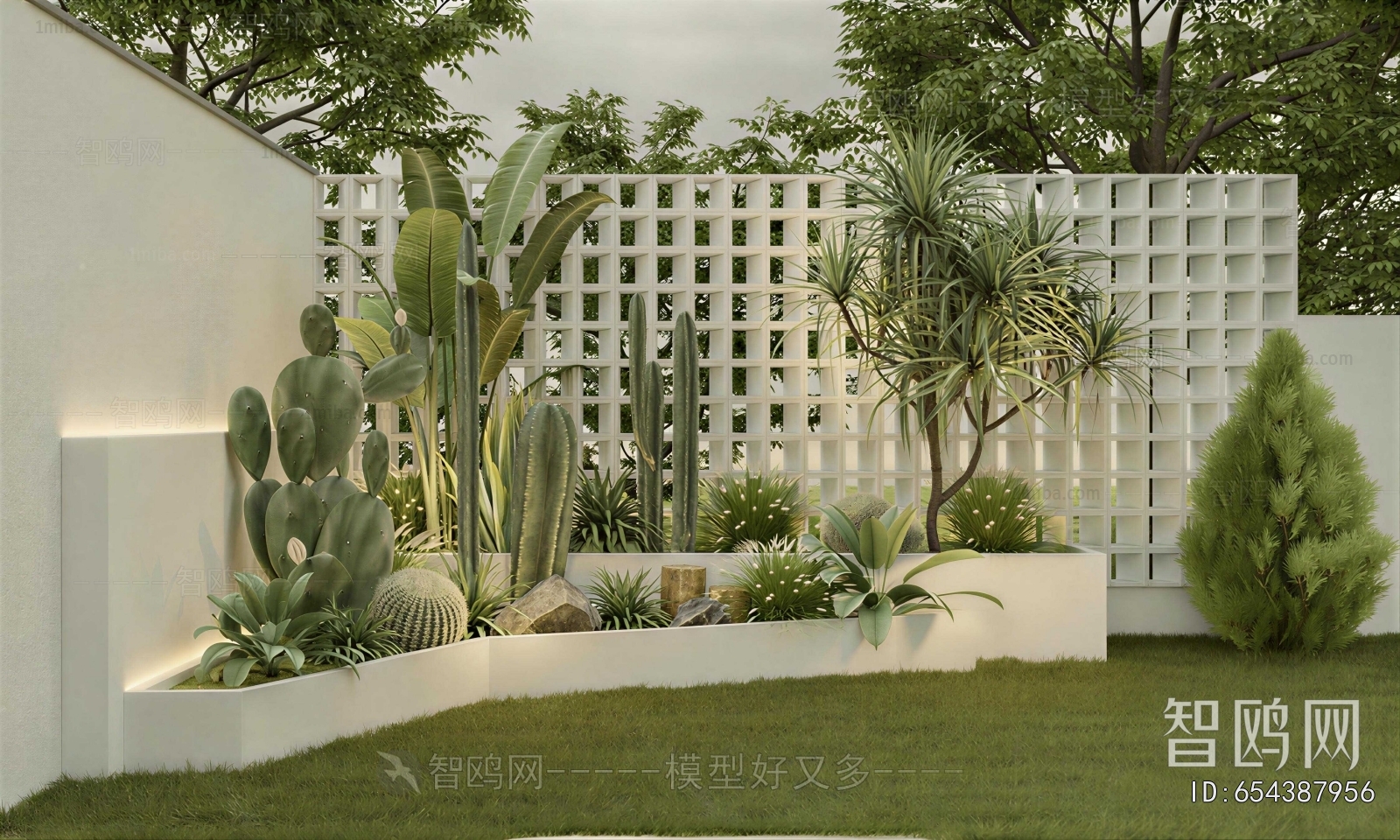 Modern Courtyard/landscape
