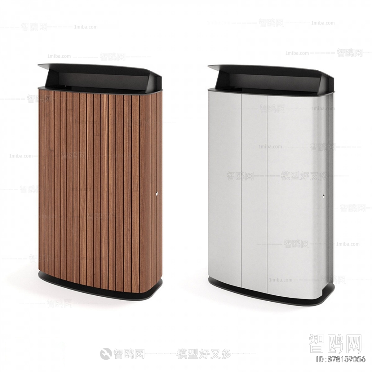 Modern Trash Can