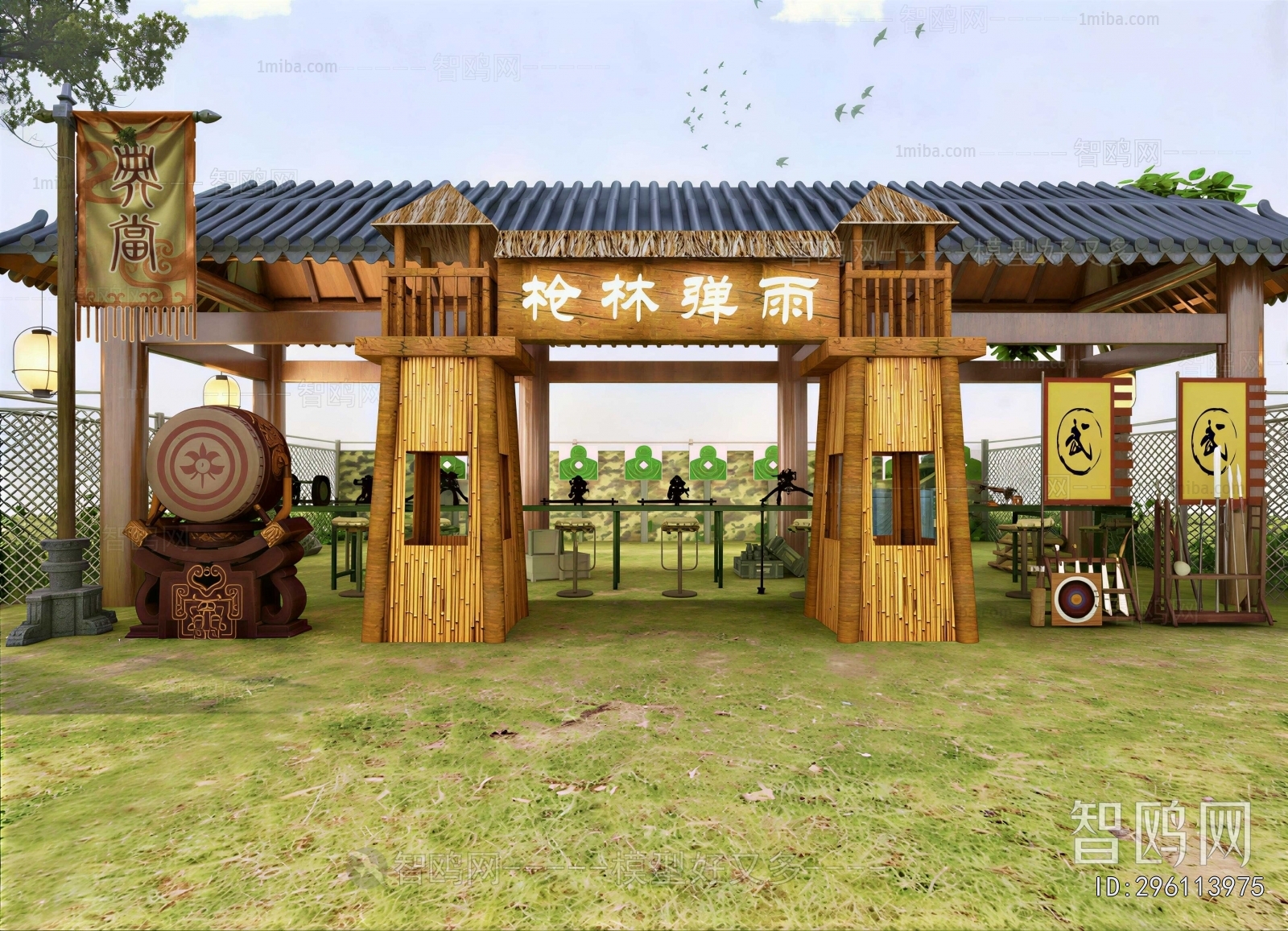 New Chinese Style Facade Element