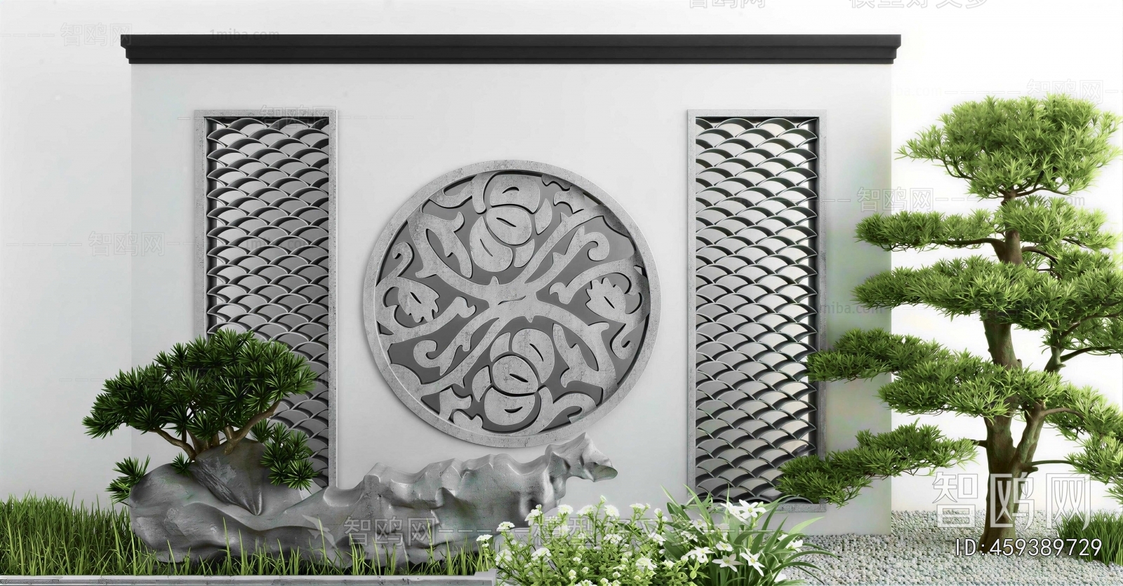 New Chinese Style Landscape Wall