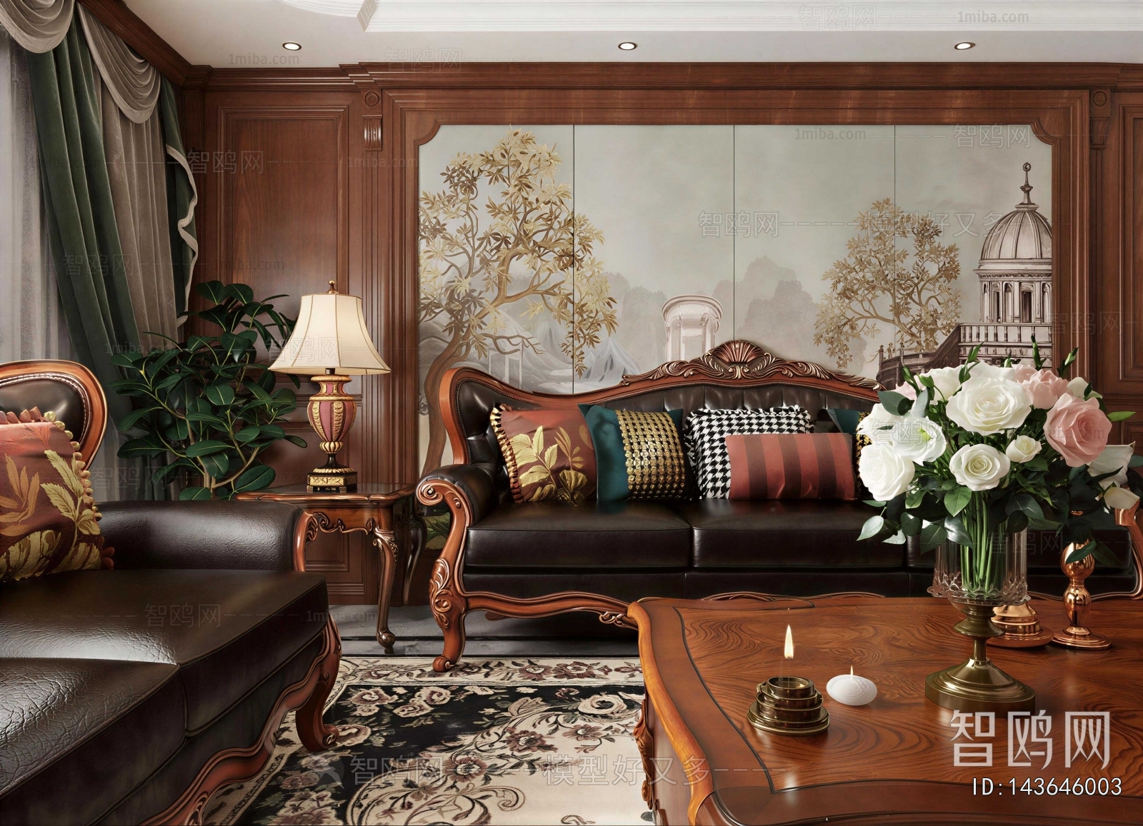 American Style A Living Room