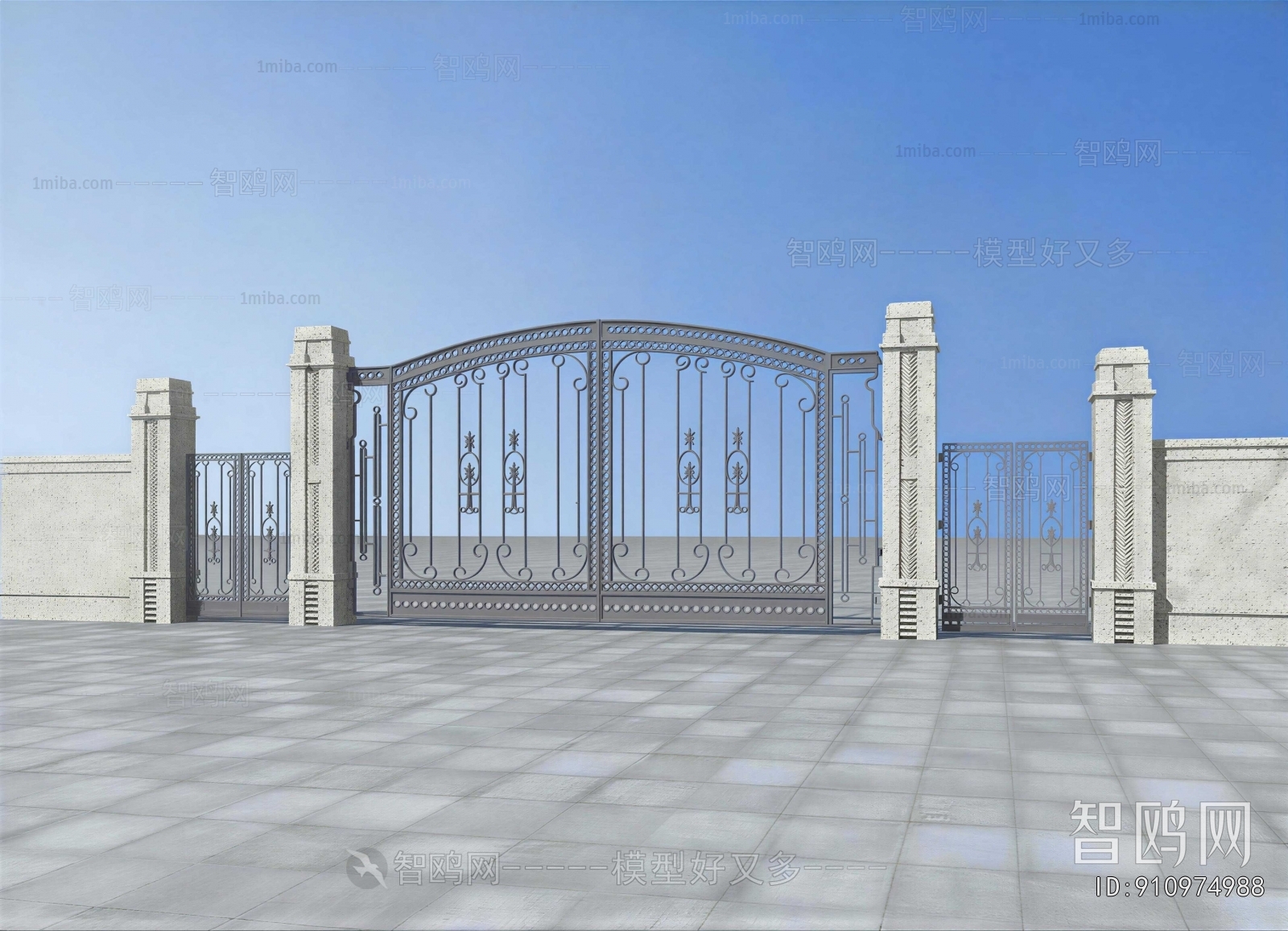 New Chinese Style Gate