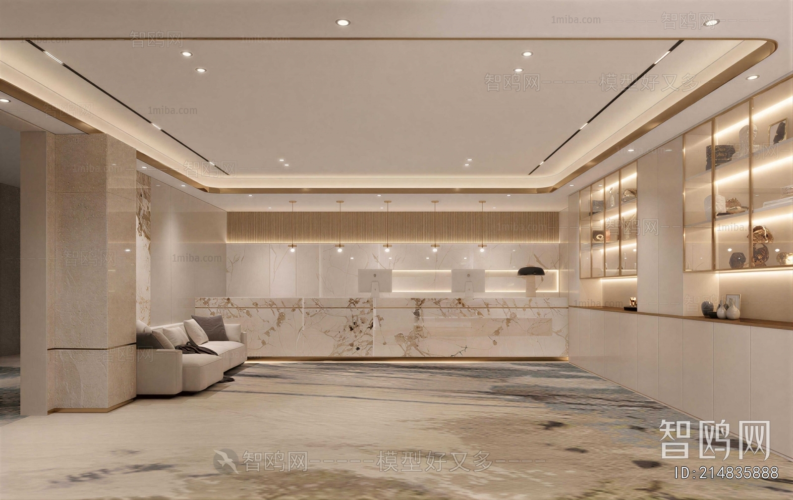 New Chinese Style Lobby Hall
