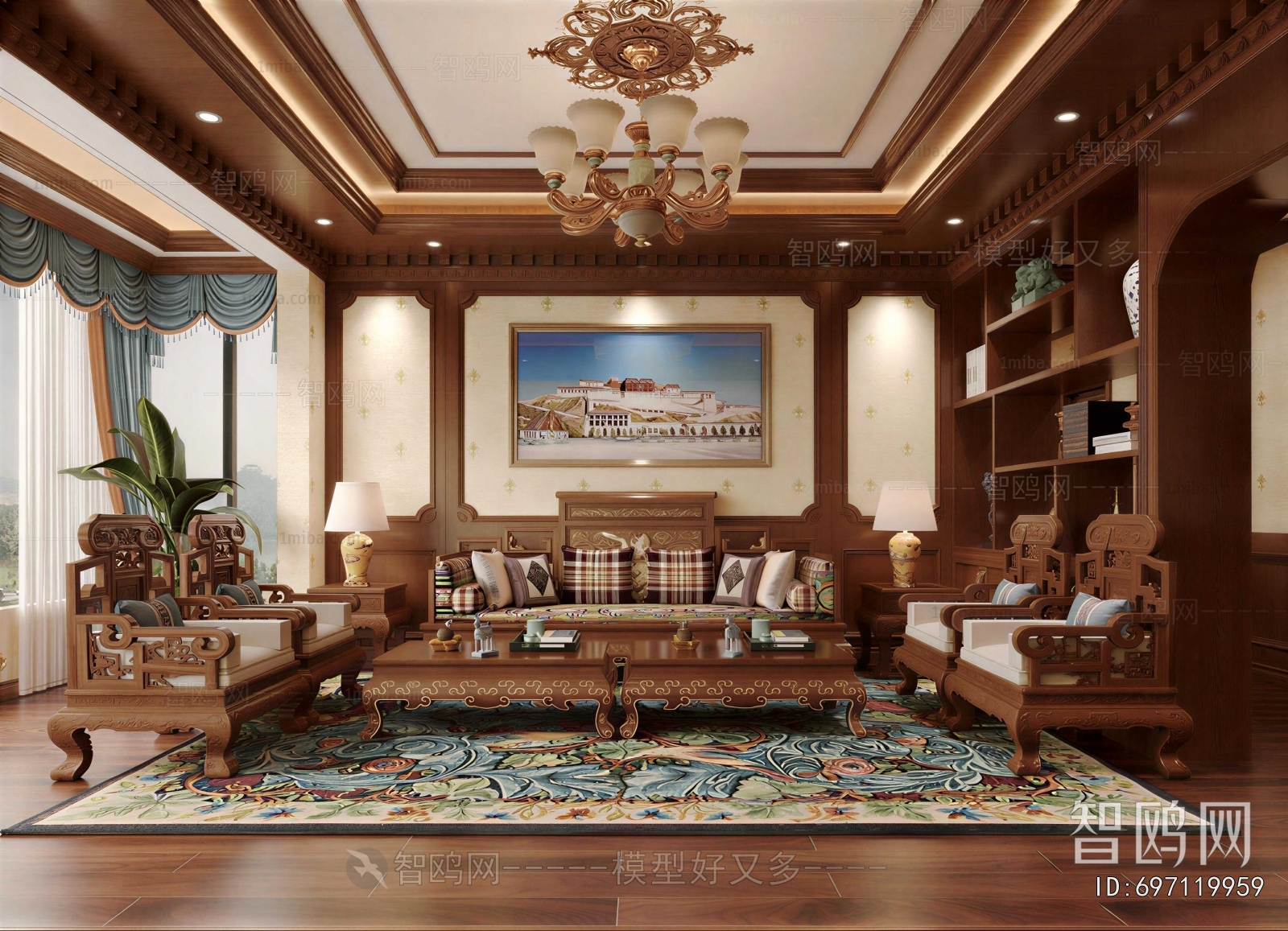 Chinese Style A Living Room