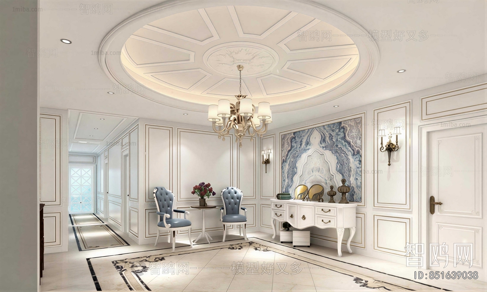 European Style Hallway