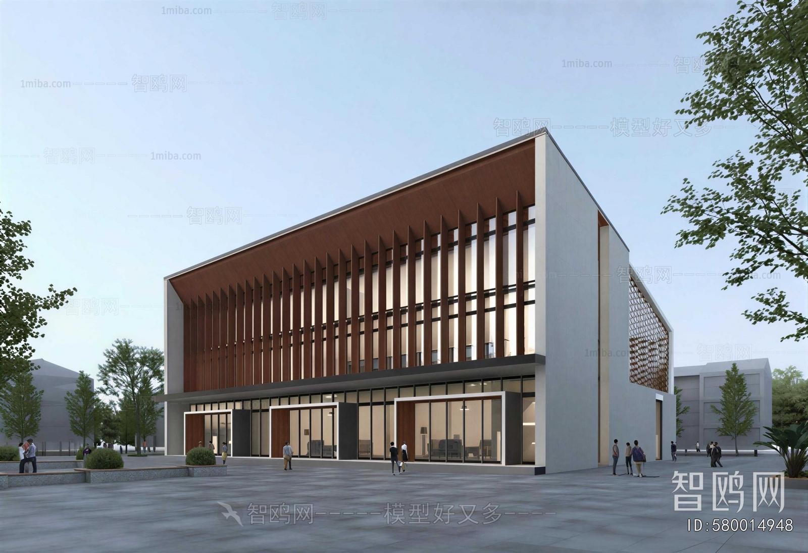 Modern Appearance Of Commercial Building