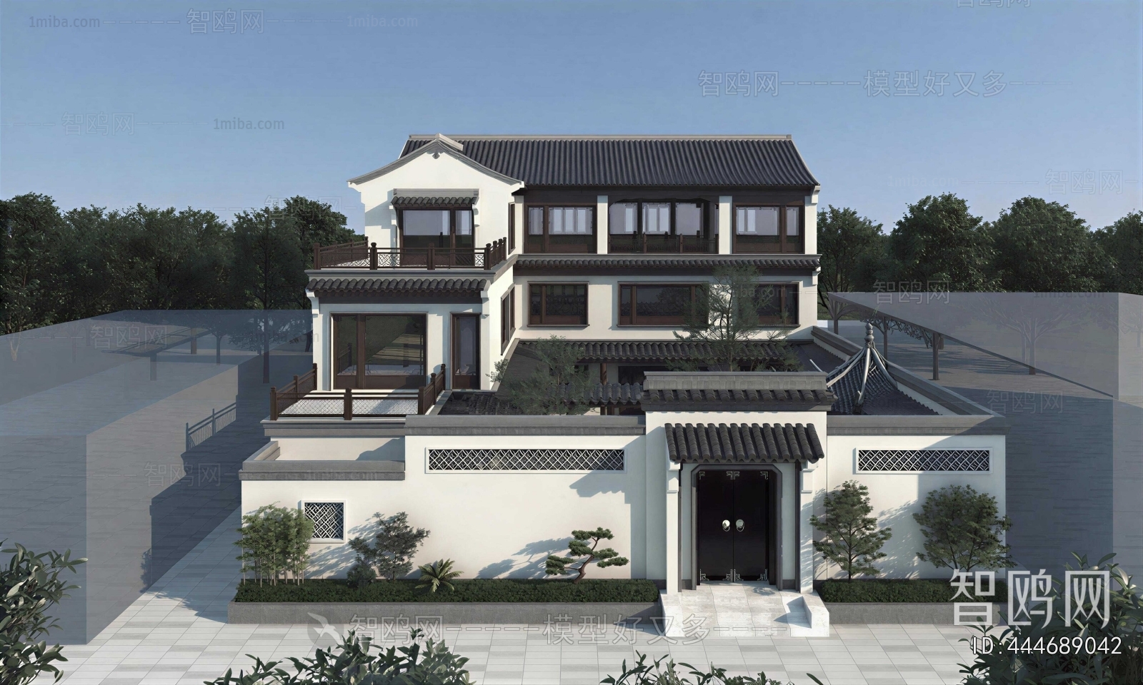 New Chinese Style Detached Villa
