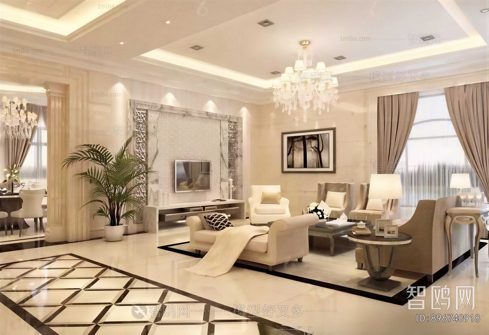 New Classical Style A Living Room