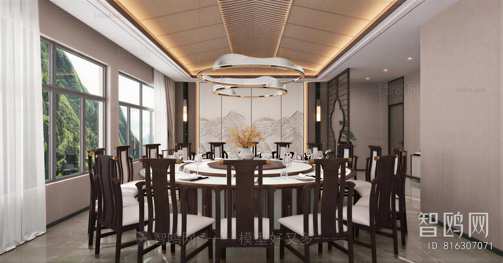 New Chinese Style Restaurant Box