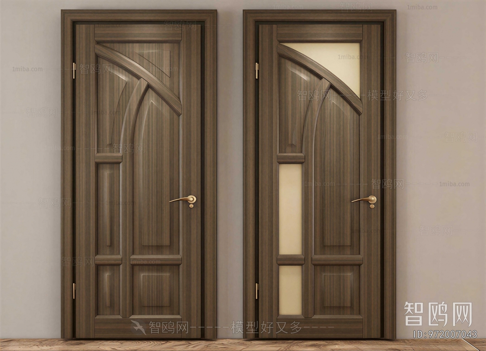 New Classical Style Single Door