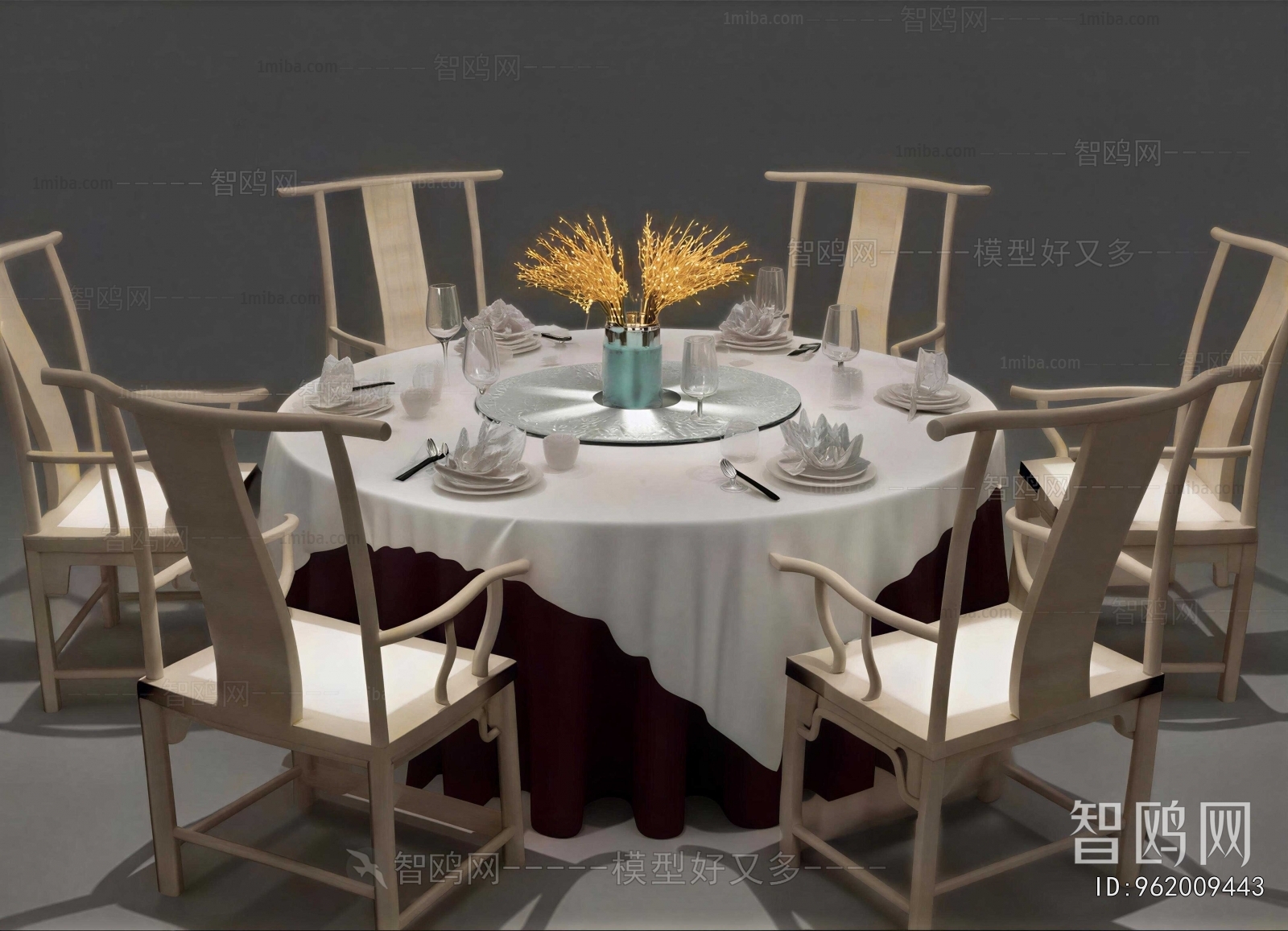 New Chinese Style Dining Table And Chairs