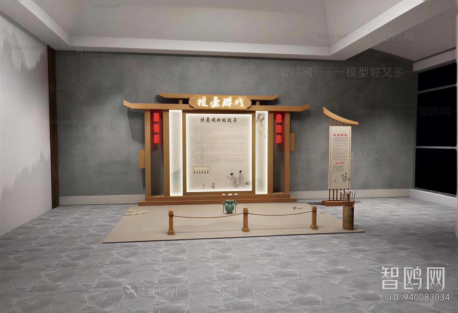 New Chinese Style Exhibition Hall