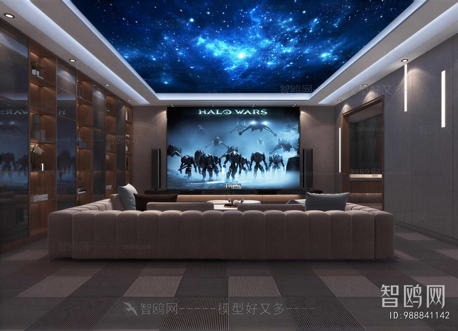 Modern Audiovisual Room